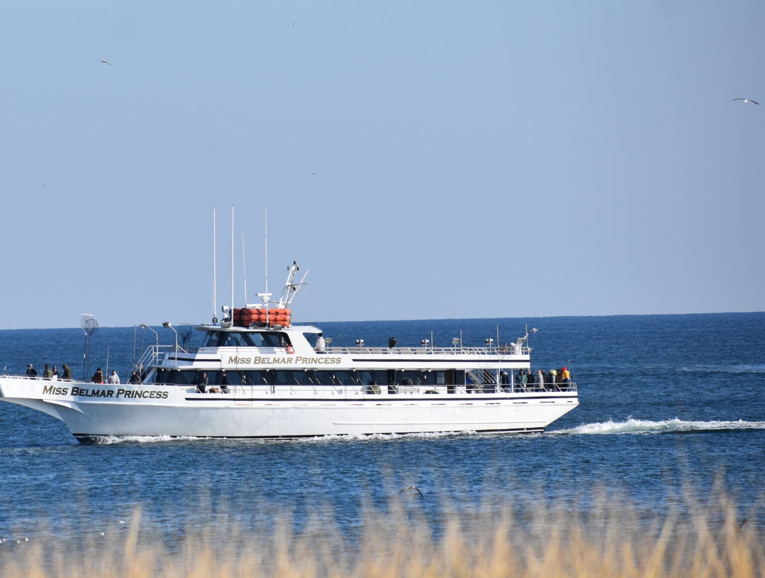 Miss Belmar Princess cruising off the Jersey Shore